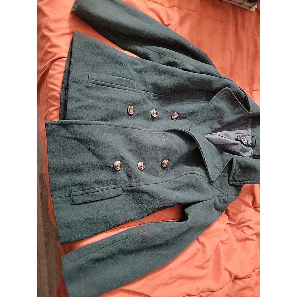 Simply Styled BY Sears MEDIUM Green Double Breasted Jacket